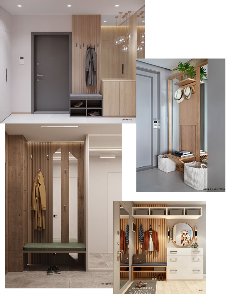 Listelli Divisori In Legno Per L Ingresso Giulia Grillo Architetto Art Home